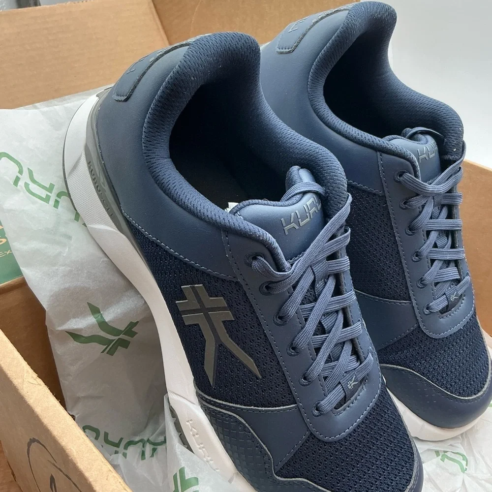 KURU Quantum‎ 2. Men's Navy Sneakers size 10 Wide